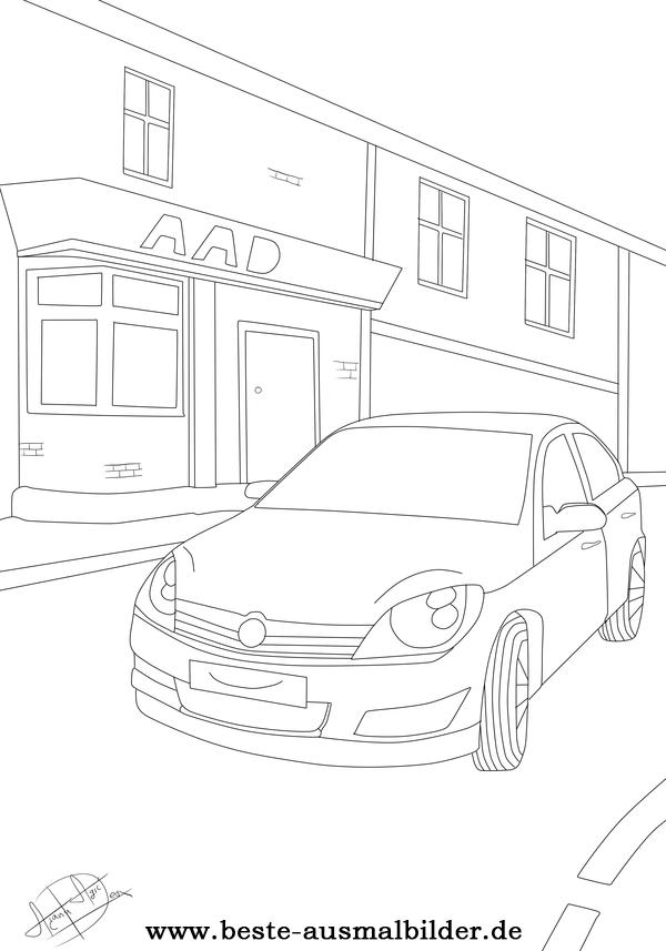Auto in der Stadt