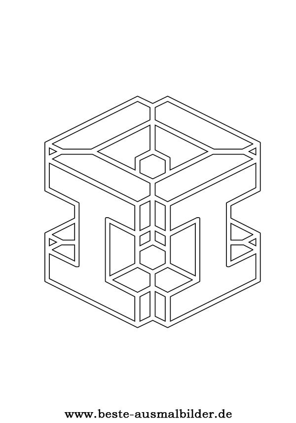 Malvorlage Buchstabe I