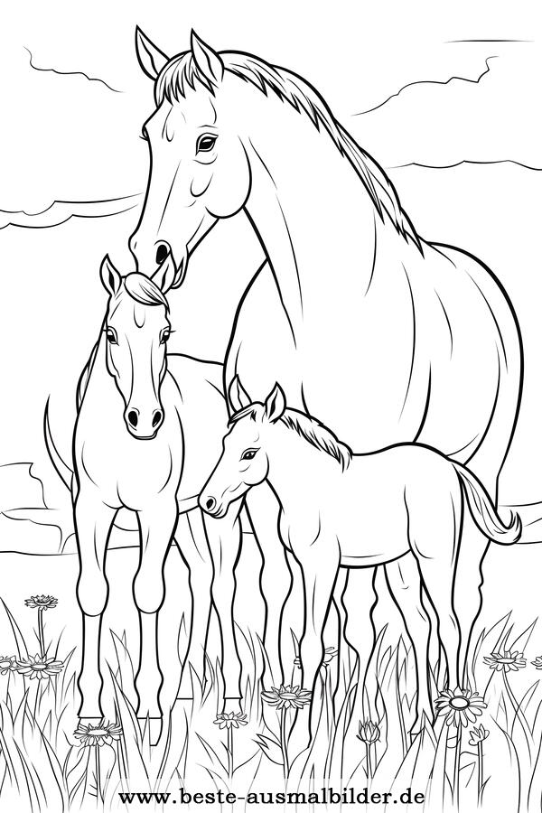 Beste Ausmalbilder Pferde