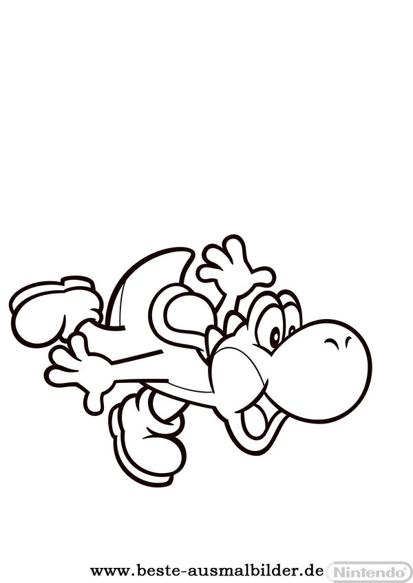 Malvorlage Yoshi