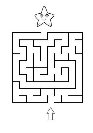 Rätsel Labyrinth Stern