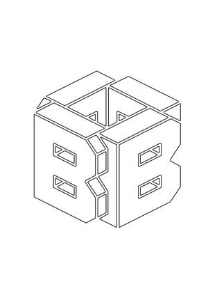 Malvorlage Buchstabe B