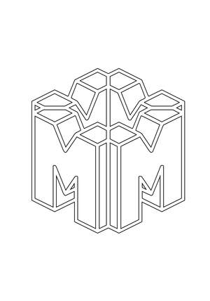 Malvorlage Buchstabe M