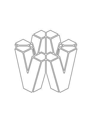 Malvorlage Buchstabe V