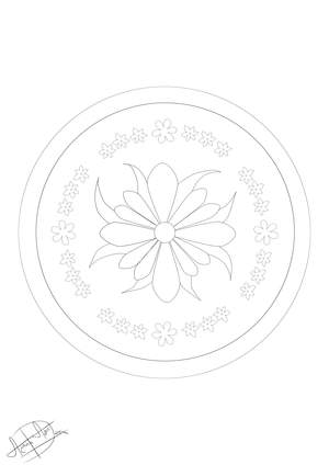 Mandala Blume