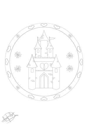 Mandala Prinzessinenschloss