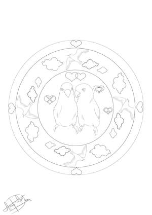 Mandala Vogel