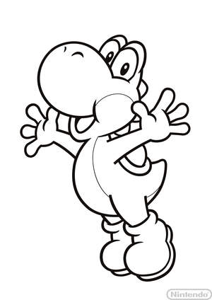Yoshi Ausmalbild